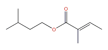 3-Methylbutyl 2-methyl-2-butenoate